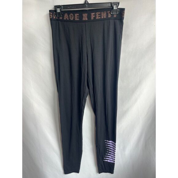 Savage X Fenty Forever Savage High Rise Jersey Leggings in Black Caviar Purple M - Picture 1 of 11